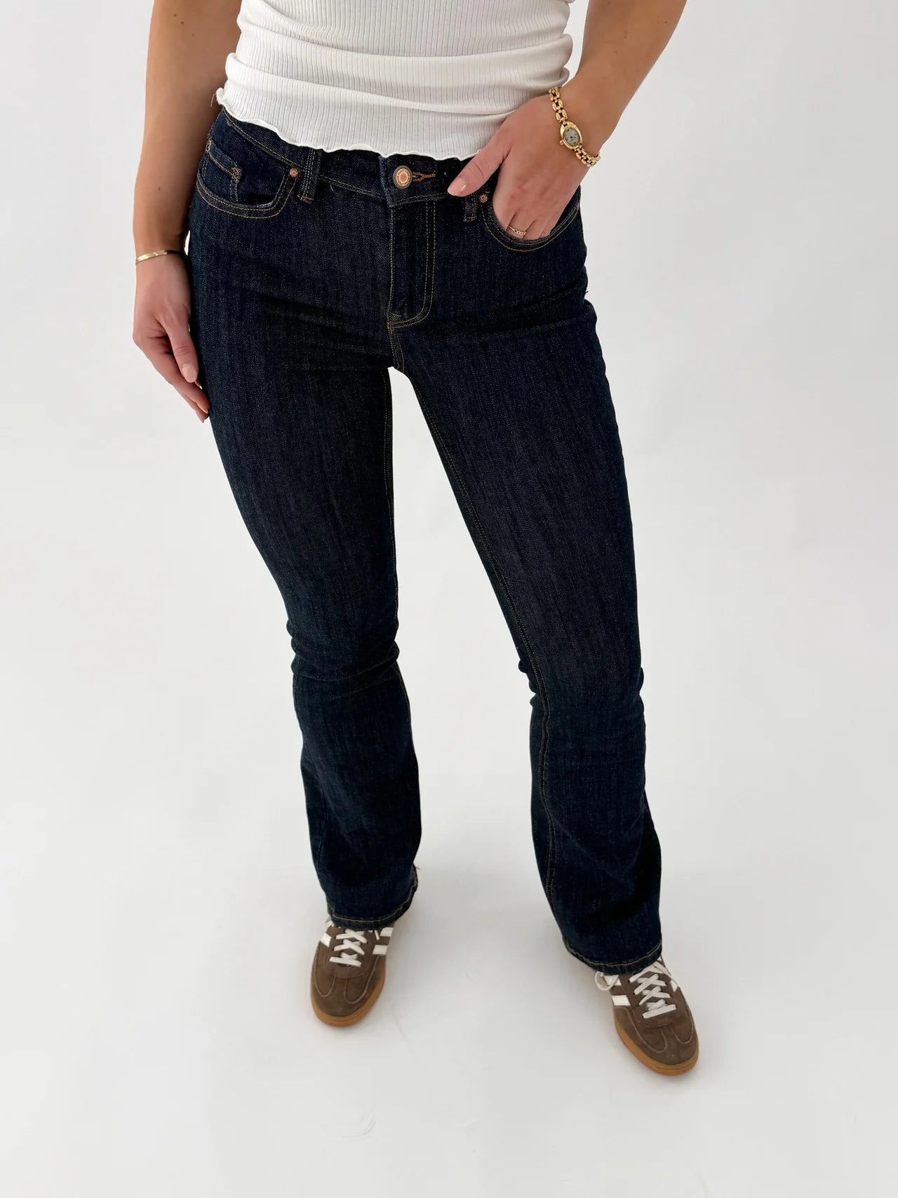 VMFLASH Jeans - Dark Blue Denim